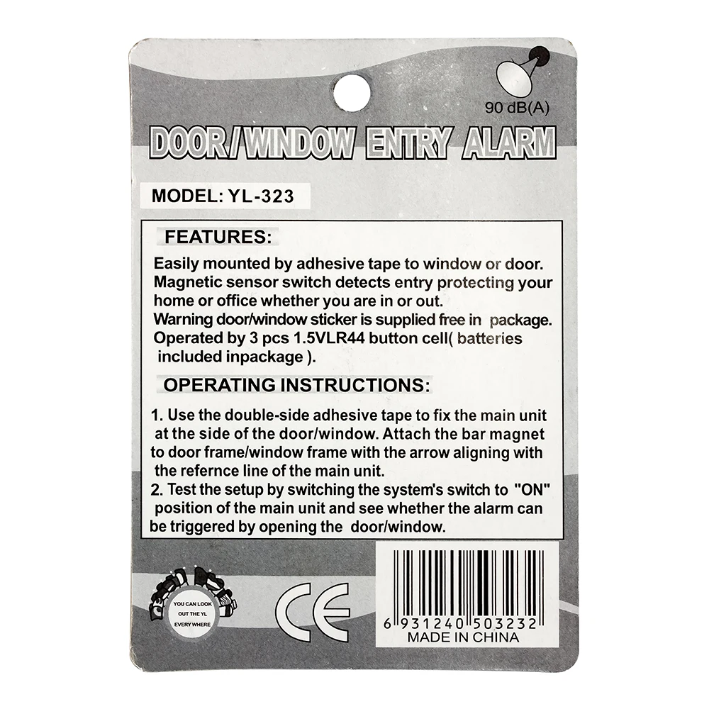 KERUI Door Window Sensor Independent Opening Magnetic Door Sensor 90db Wireless Security Alarm