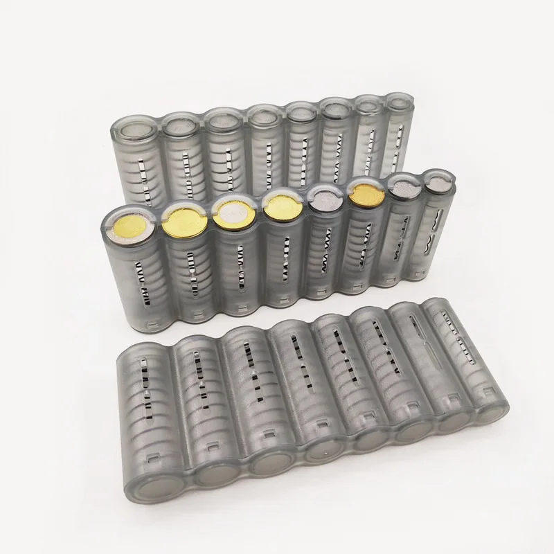 Black 8 Slots Euro Coin Dispenser Coin Holder Sorter Collector With Spring Waiter Cashier Driver Small Change Storage Safe Box