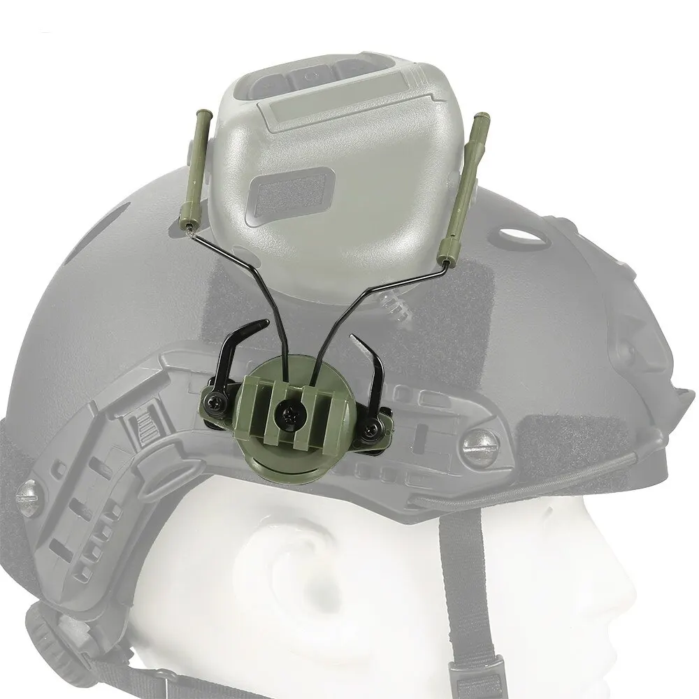 Tactical Helmet Accessories Military Airsoft Headset Holder Helmet Rail Adapter Hunting Shooting Headset Bracket