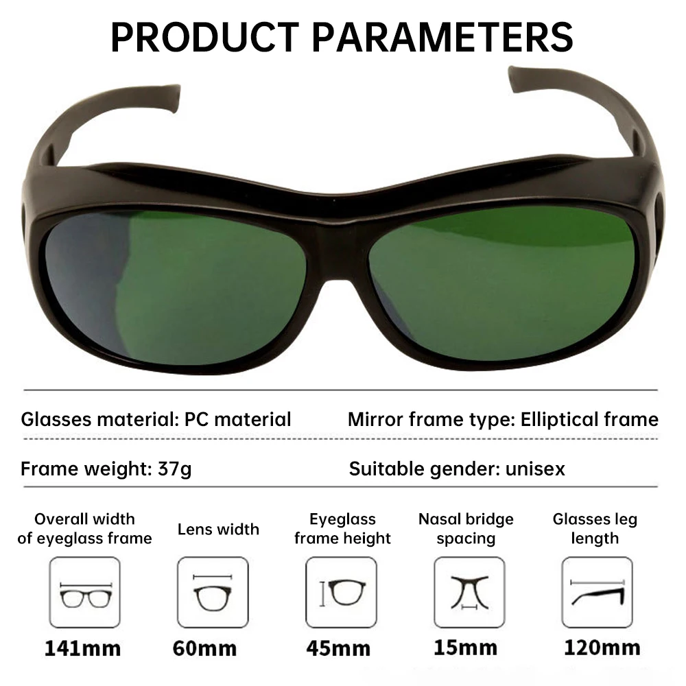 Welder's Anti Laser Glasses Anti Strong Light UV Arc Welding Argon Arc Welding Labor Protection Glasses Welding Glasses