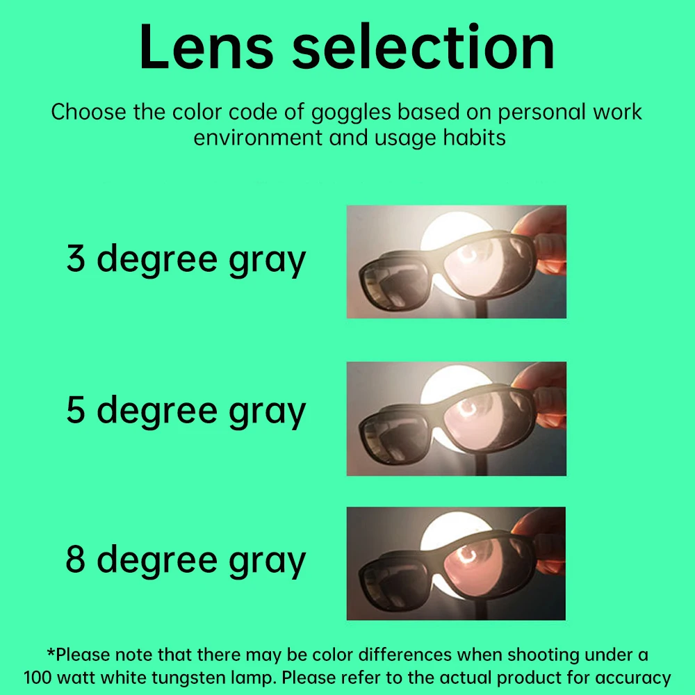 Welder's Anti Laser Glasses Anti Strong Light UV Arc Welding Argon Arc Welding Labor Protection Glasses Welding Glasses