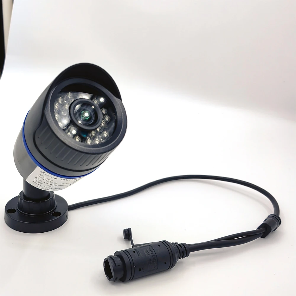 JIENUO 4K Poe Camera Outdoor Onvif Waterproof IP Security Night Vision Video Audio 4MP 5MP 8MP Bullet HD Home Cam Surveillance