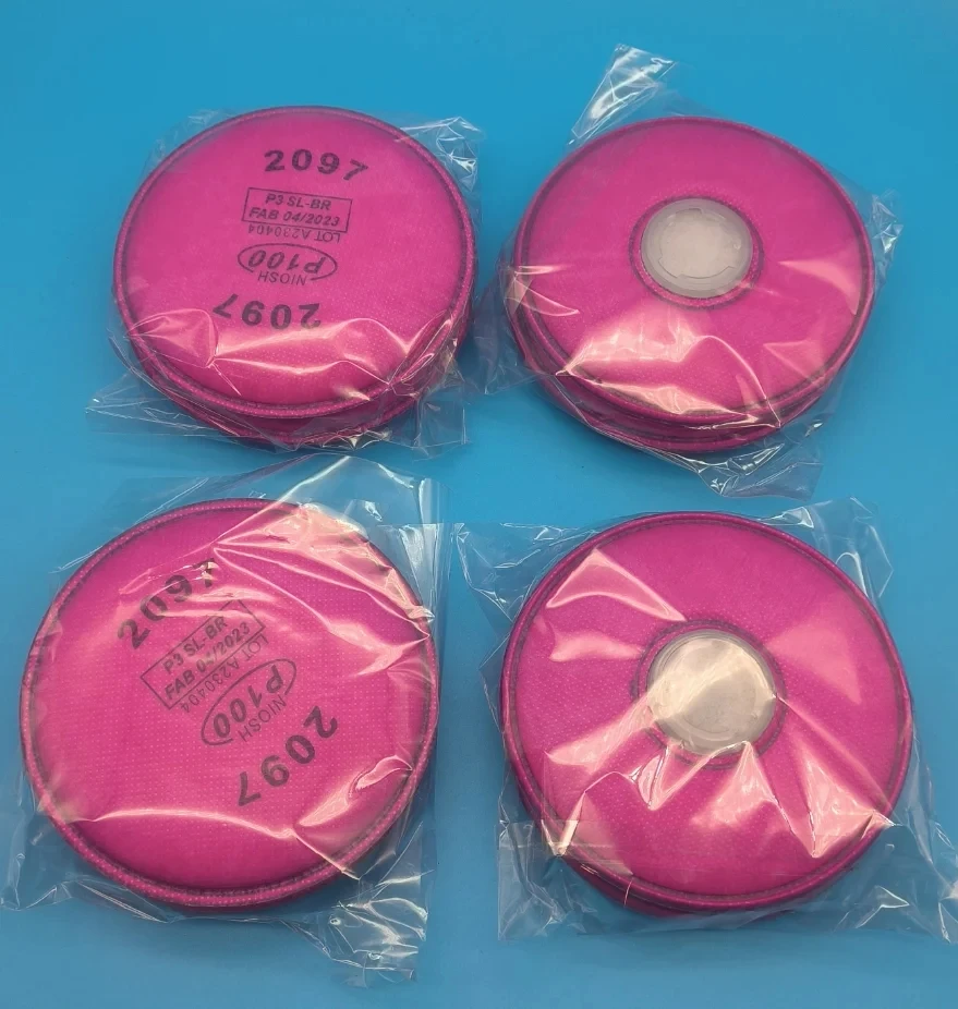 Dust Mask AccessoryCarpenter Painting Spray Industry 2091/2097 Particulate Filter P100 For 3m 6200 6800 7502 Series Respirator