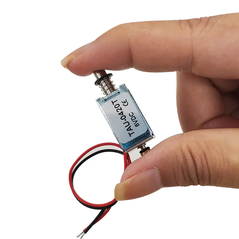 TAU-0420 Electromagnetic Lock DC 6V 12V Magnetic Lock Electric Lock 0.85A 1.8A Lock Linear Solenoid