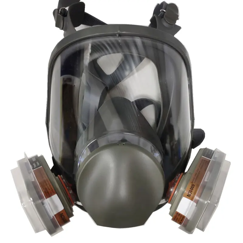 Fog-Proof 6800 Full Face Gas Mask Respirator Sets Industrial Painting Spraying Respiration Safety Work Protective Respirador