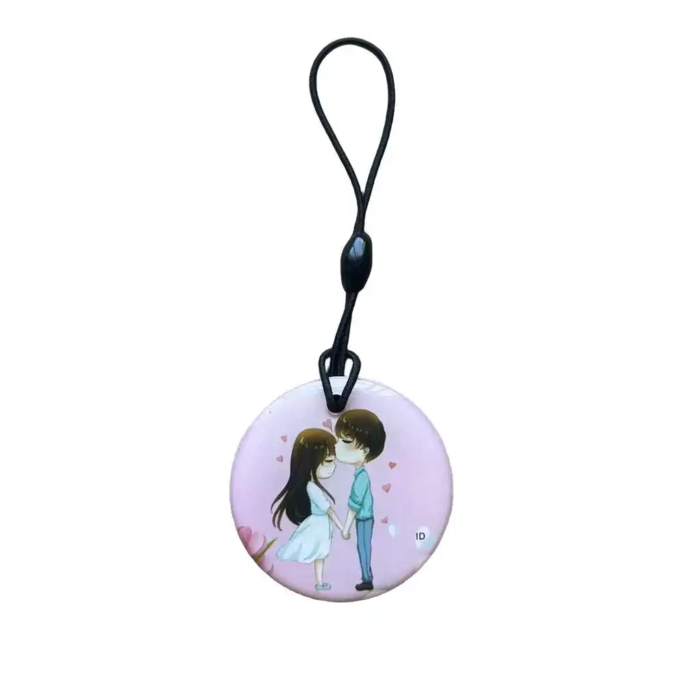 10/20/50/100Pcs EM4305 T5577 125Khz ID Rewritable RFID Keyfobs Cartoon Token Tag Blank Data Card Key Badge Fob Random Pattern
