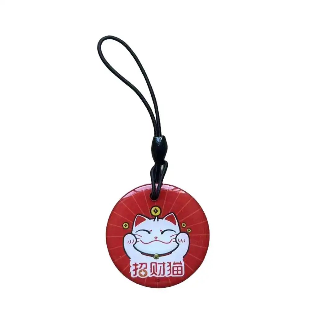 10/20/50/100Pcs EM4305 T5577 125Khz ID Rewritable RFID Keyfobs Cartoon Token Tag Blank Data Card Key Badge Fob Random Pattern