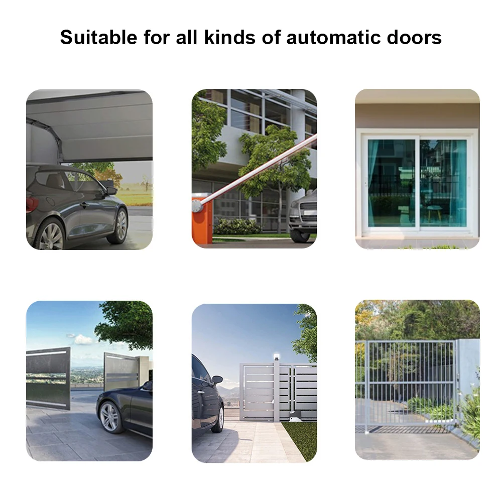 Tuya WIFI Garage RF Smart Receiver 300-900MHz 433.92 868mhz 2CH Universal Garage Door Gate Opener Controller For Alexa