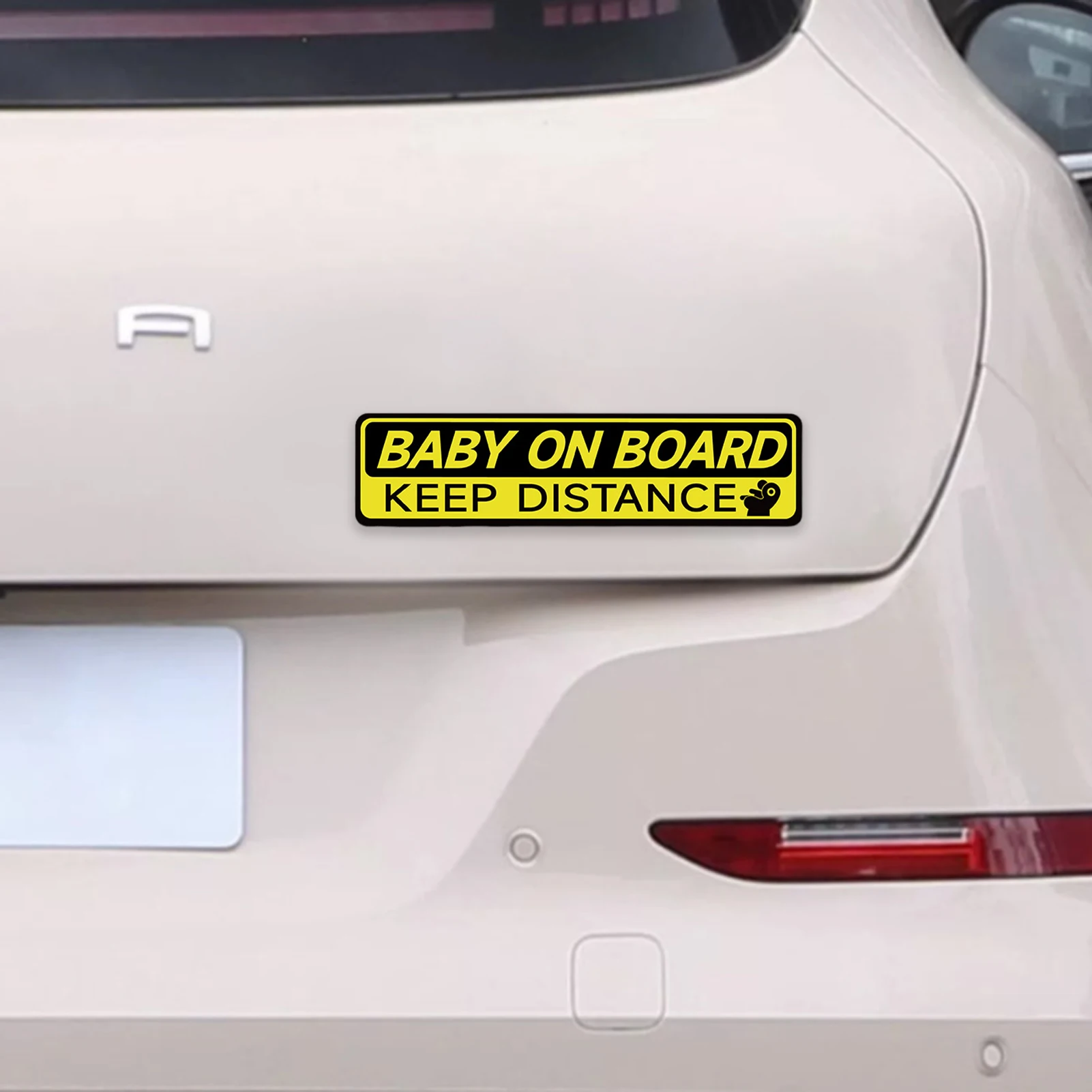 Baby On Board Magnetic Reflective Sticker for Car Safety Warning Reflector Tape Decal Car Accessories Exterior Reflector Sticker