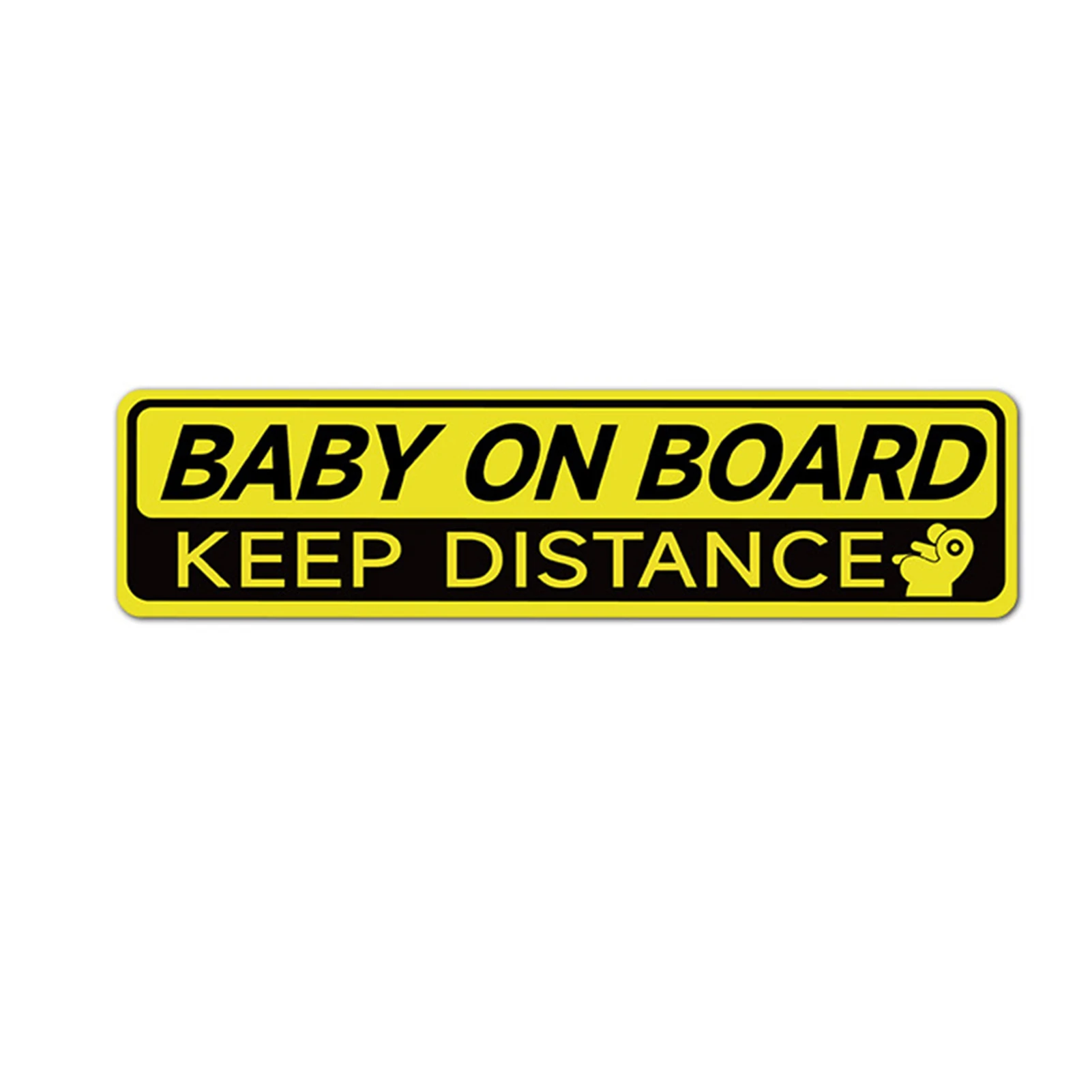 Baby On Board Magnetic Reflective Sticker for Car Safety Warning Reflector Tape Decal Car Accessories Exterior Reflector Sticker