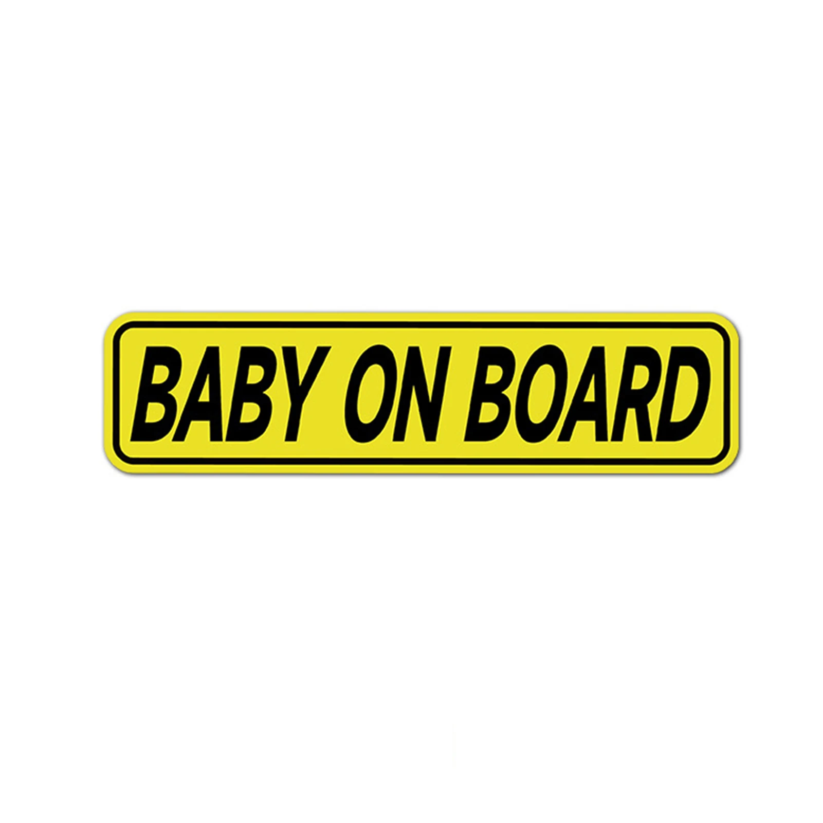 Baby On Board Magnetic Reflective Sticker for Car Safety Warning Reflector Tape Decal Car Accessories Exterior Reflector Sticker