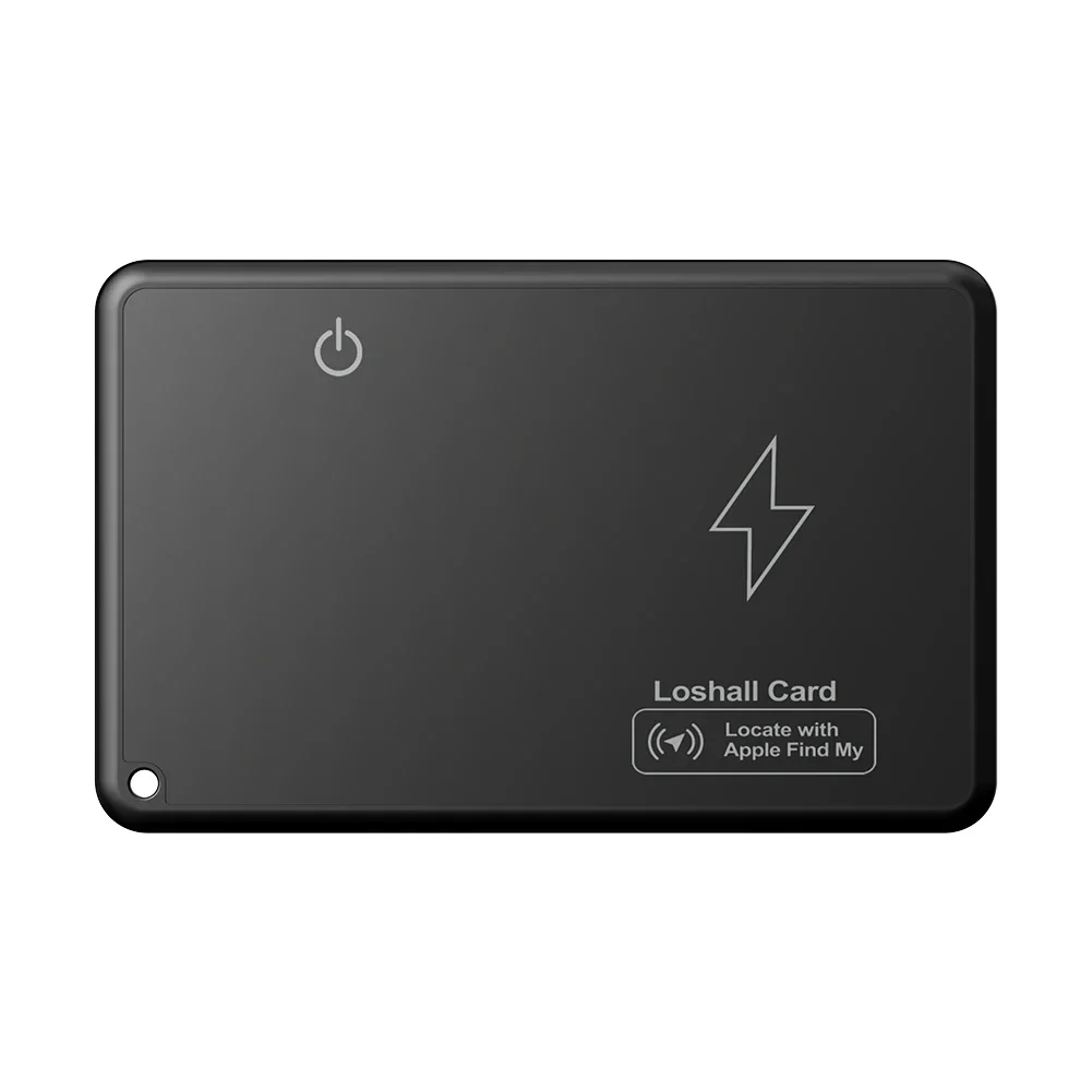 Mini Wallet Tracker Card Wireless Charging Tracking Location Waterproof GPS Locator Work with Apple Find My App Tracker for IOS