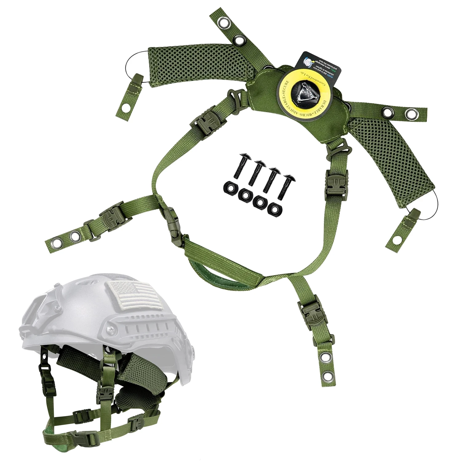 Team Wendy Helmet Hanging Suspension System Hanging Strap for Team Wendy FAST MICH Tactical Helmet Suspension