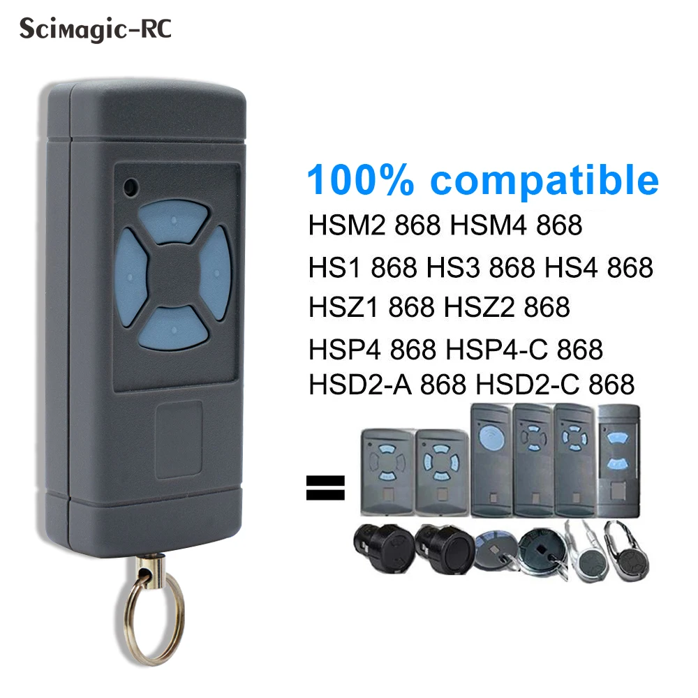 HSE2 HSE4 868MHz Remote Control For Garage Door