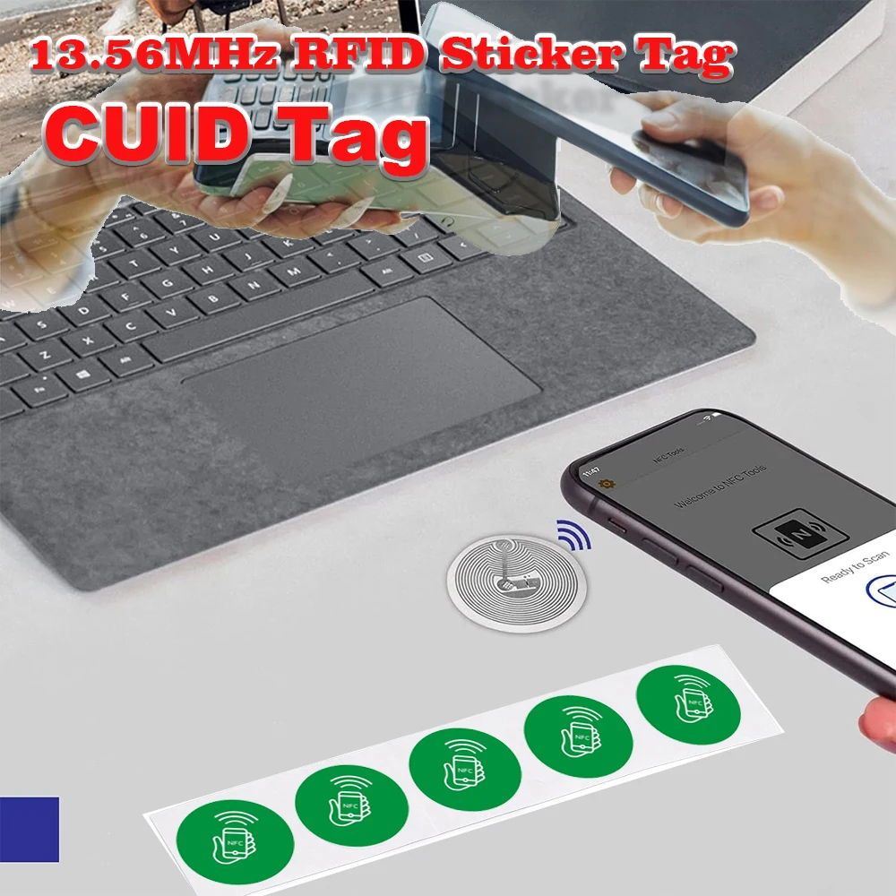 GEN2 CUID S50 Tag Sticker IC 13.56MHz ISO14443A UID Changeable CUID Chip Writable Rewritable Block 0 Writable Clone Duplicate