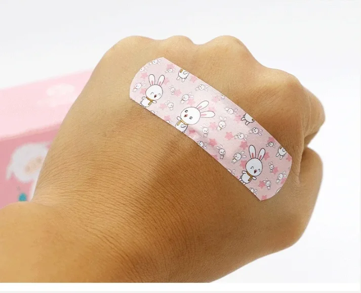120pcs Cartoon Waterproof Wound Bandages for Kids First Aid Children's Plaster Wraps Non-Toxic Fun Designs for Safe Healing