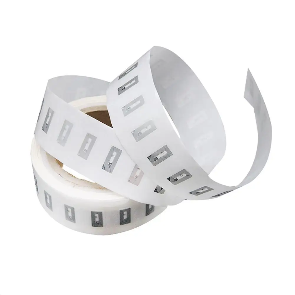 10Pcs NFC Chip Ntag213 Sticker Wet Inlay 11x21MM 13.56MHz Label Tag 213 Anti-counterfeiting Label Electronic Label