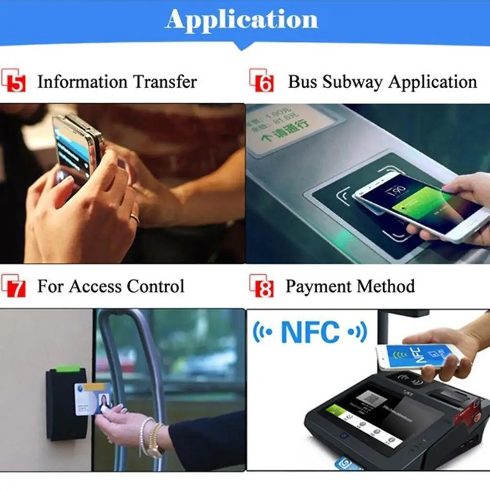 10Pcs NFC Chip Ntag213 Sticker Wet Inlay 11x21MM 13.56MHz Label Tag 213 Anti-counterfeiting Label Electronic Label