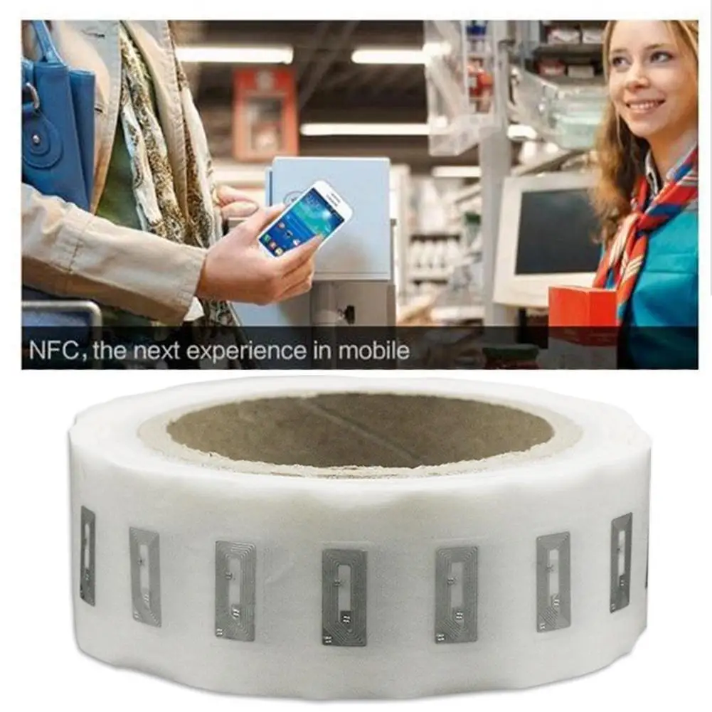 10Pcs NFC Chip Ntag213 Sticker Wet Inlay 11x21MM 13.56MHz Label Tag 213 Anti-counterfeiting Label Electronic Label