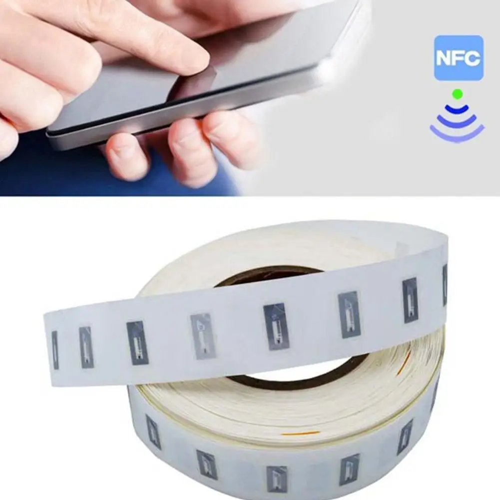 10Pcs NFC Chip Ntag213 Sticker Wet Inlay 11x21MM 13.56MHz Label Tag 213 Anti-counterfeiting Label Electronic Label