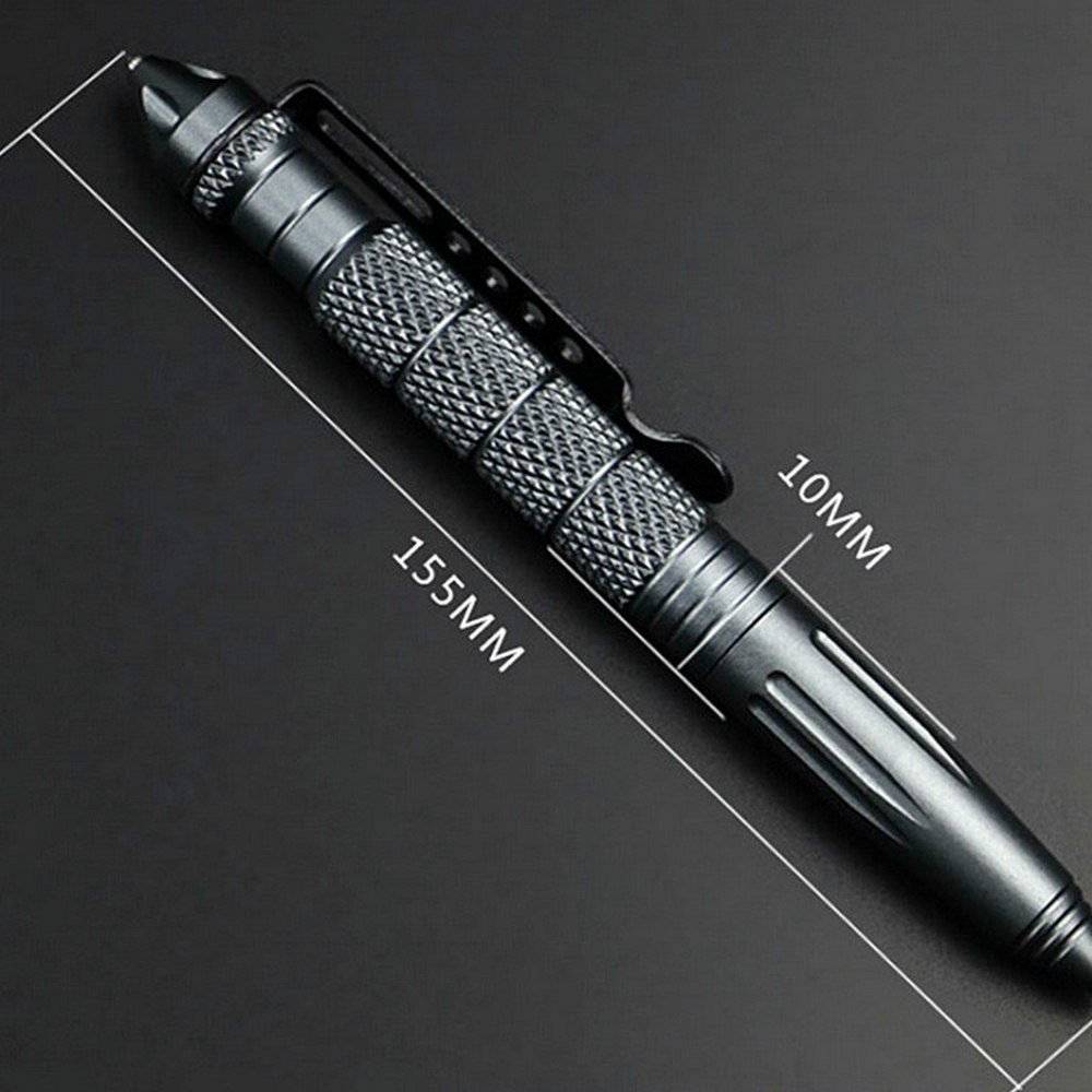 Portable Tactical Pen Self Defense Pen Aviation Aluminum Emergency Glass Breaker Pen Security Protection Survival EDC Multitool