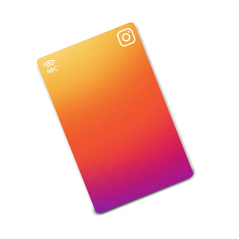 New Design Printing NFC Chip Instagram Facebook Google Reviews Card Pop Up NFC Card