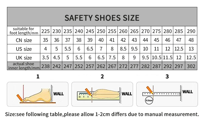 New Styles Men Safety Boots With Steel Toe Cap Anti-smash Work Sneakers Safety Shoes Men IndestructibleWork Boots Tactical Boots