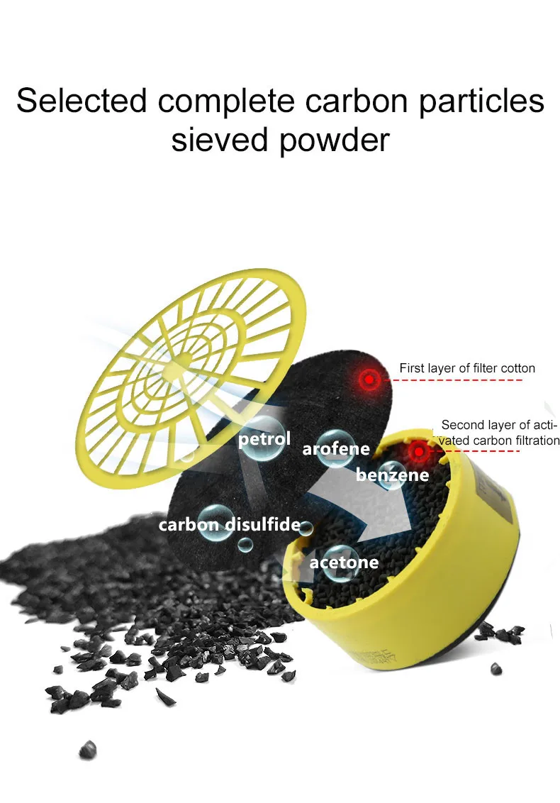 Half Gas Mask Respirator Organic Vapor Chemical Anti Dust Paint Industrial Dual Filters Safety Protection Mask Goggles Wholesale