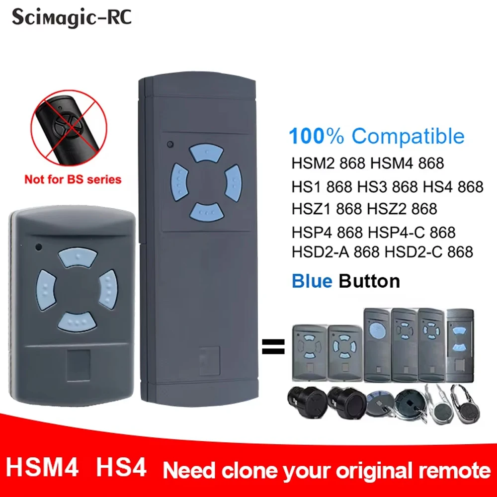 HSM2 HSM4 868.35mhz Garage Remote Control Top Quality New
