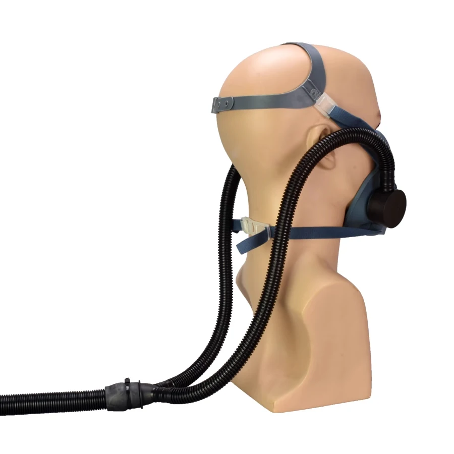 Model Y 40mm Universal Breathing Tube Connectable Gas Mask Airway Gas Mask Airway Rubber Trigeminal Tube For 6200/7502/6800
