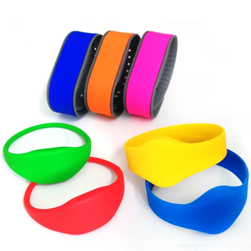 Waterproof Wristband 13.56MHZ RFID ISO14443A F08 Wristband MF Classic 1K S50 Silicone Bracelet New Design