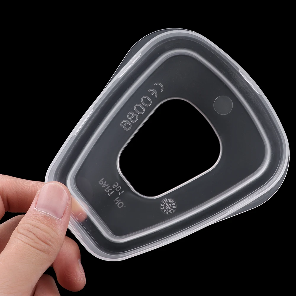 10PCS Anti-dust Retainer Case Safety Respirator Part 501 Filter Adapter Plastic Cover for 3*M 501 6800 6001 5N11 5P71 7502 6200