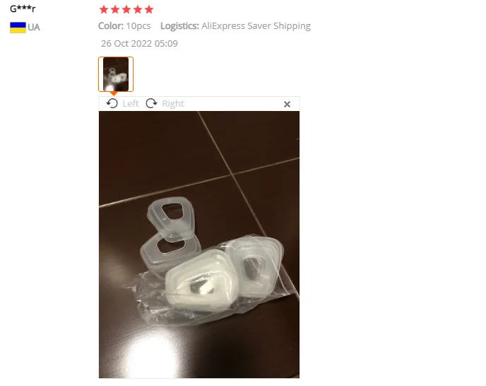 10PCS Anti-dust Retainer Case Safety Respirator Part 501 Filter Adapter Plastic Cover for 3*M 501 6800 6001 5N11 5P71 7502 6200