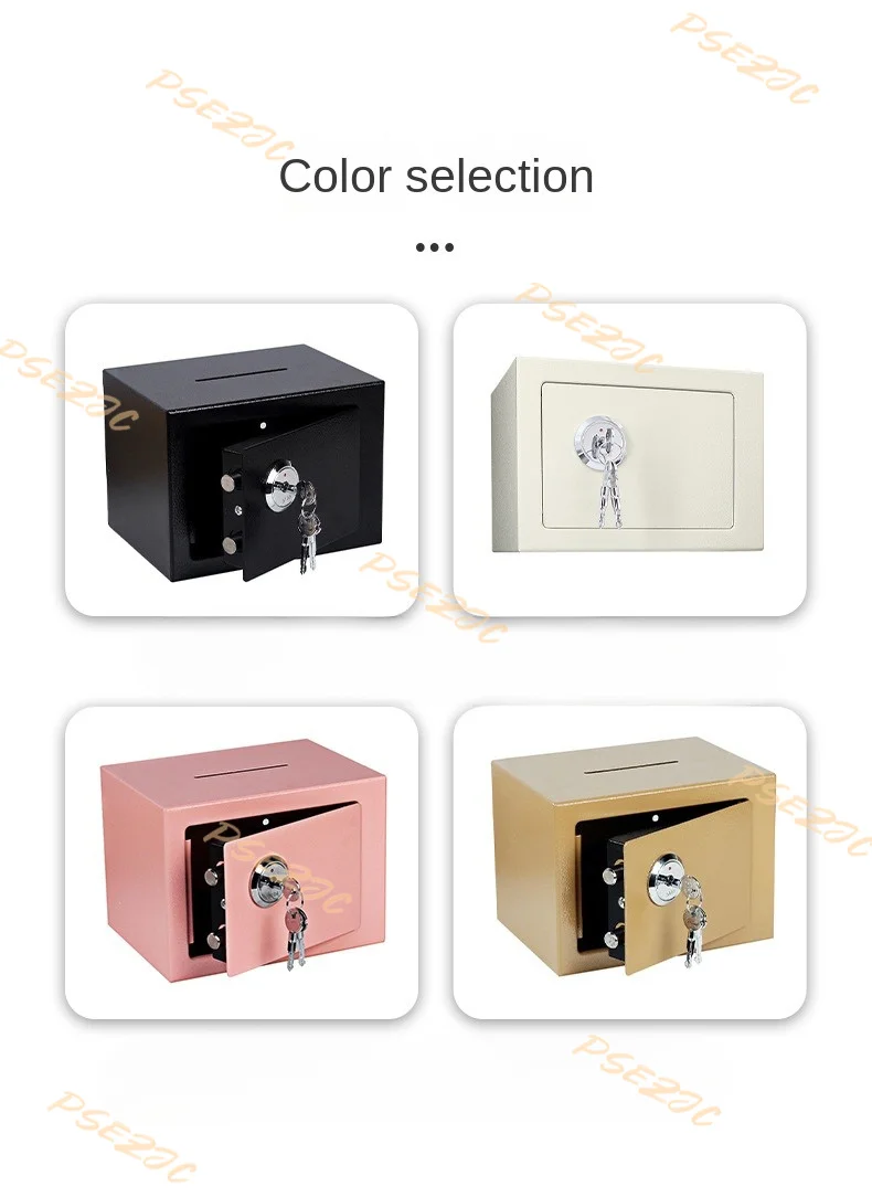 Household Enterprise Anti-theft Mini Office Hotel All Steel Key Safe Cash Box