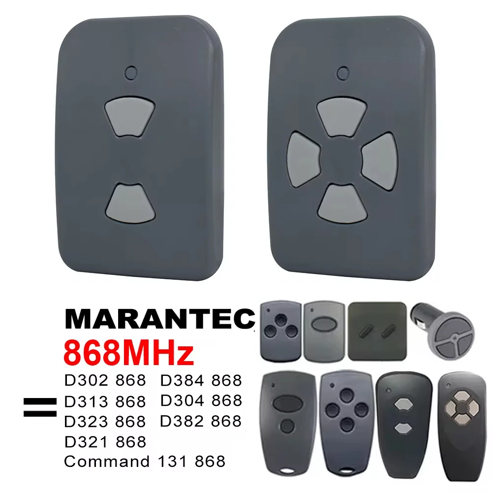 Pilot MARANTEC 868mhz Digital 392 868 Garage Remote Hand Transmitter MARANTEC Gate Control Clone