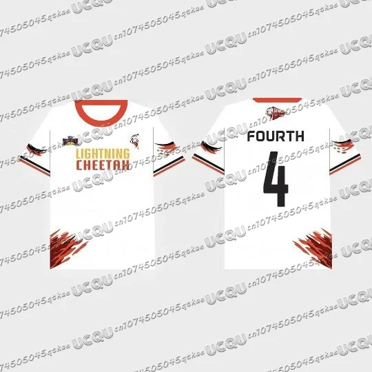 Summer Round Neck Casual Thailand Men's and Women's Gmm tv Sports Meeting Jerseys 3D Printed Short-sleeved Red Team T-shirts