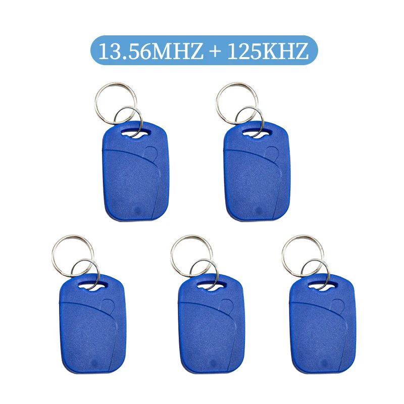 10Ps Dual Frequency 13.56Mhz 1K UID CUID+125Khz T5577 ID Card Rewritable Replicable Composite Tags for Copy Clone Backup Copier