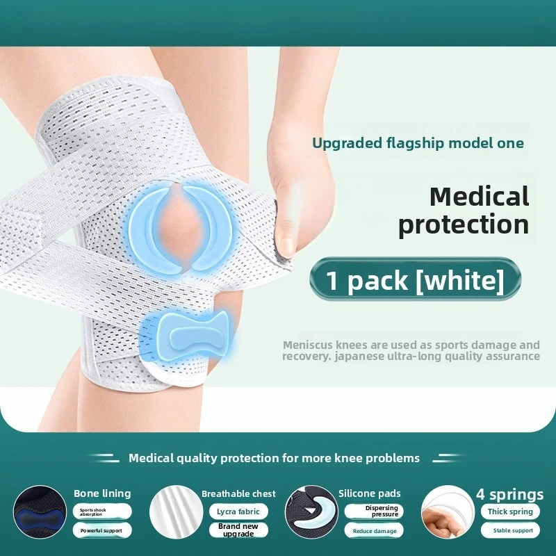 Meniscus Knee Pad Breathable Lightweight Sports Hiking Unisex Knee Support Knee Joint Fixation Patella StrapTriple protection
