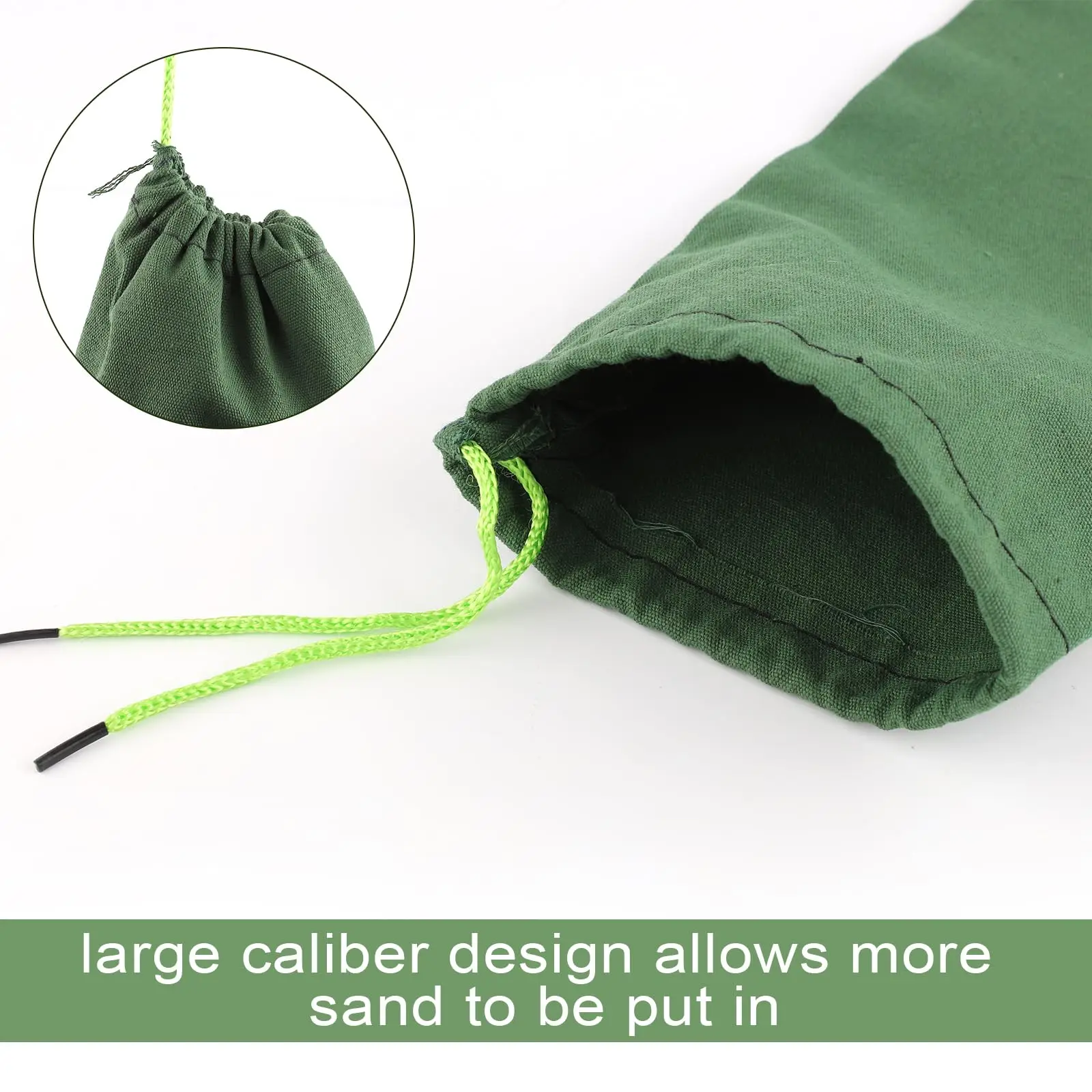 Heavy Duty Flood Sandbags Reusable Canvas Flood Control Sandbags Large Capacity Water Barriers Home Flood Garage Flood
