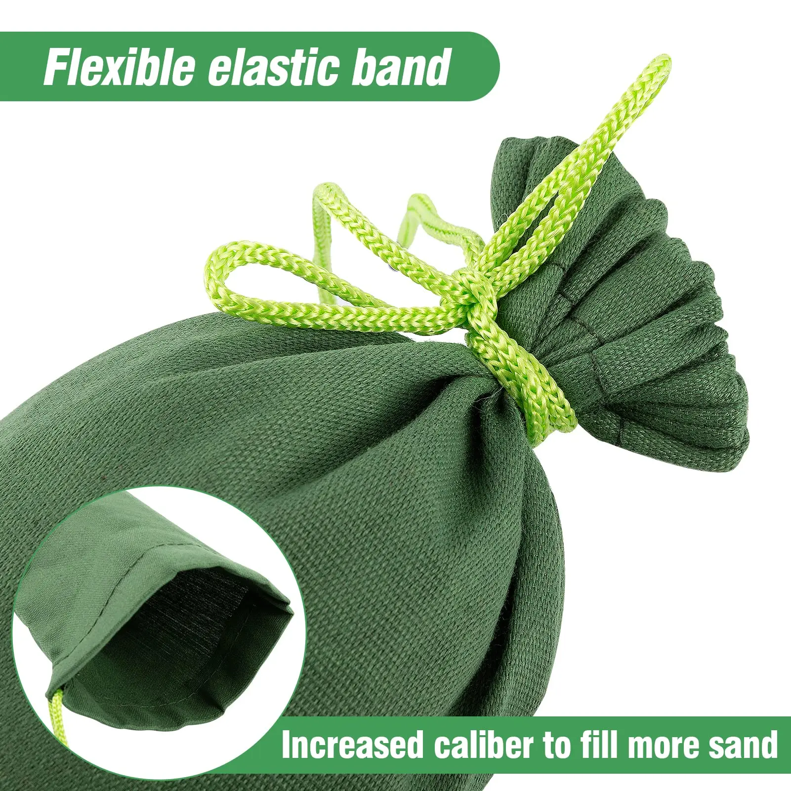 Heavy Duty Flood Sandbags Reusable Canvas Flood Control Sandbags Large Capacity Water Barriers Home Flood Garage Flood