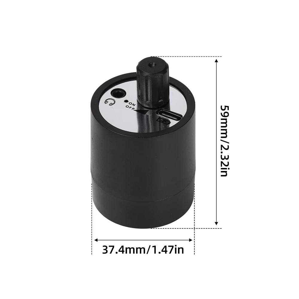 Water Mains Leak Detector Underground Pipe Leak Monitor Portable Type-C Leak Detector Kit with Headphones for Indoor and Outdoor