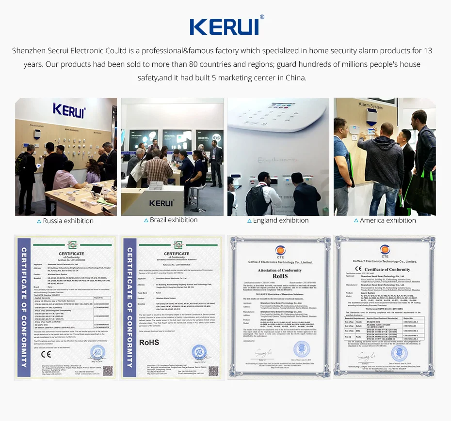 2pcs KERUI RC531 Wireless Portable Remote Control 4 Buttons Keychain For WIFI GSM PSTN Home Security Alarm System