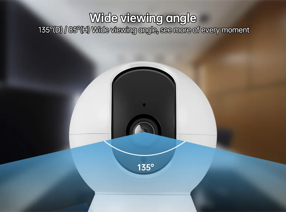 KERUI 5MP Tuya Smart Mini WiFi IP Camera Indoor Wireless Security Home CCTV Surveillance Camera 3MP Full HD With Auto Tracking