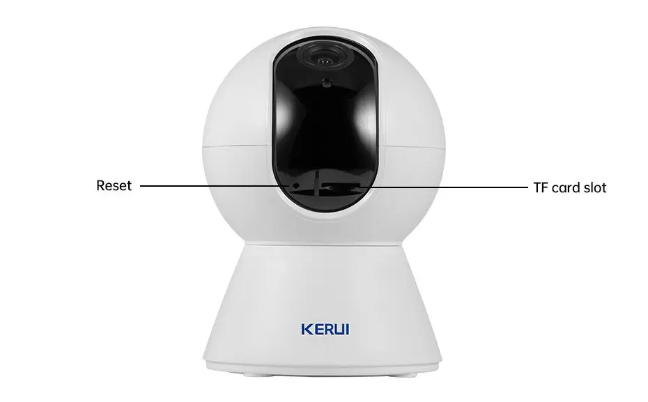 KERUI 5MP Tuya Smart Mini WiFi IP Camera Indoor Wireless Security Home CCTV Surveillance Camera 3MP Full HD With Auto Tracking