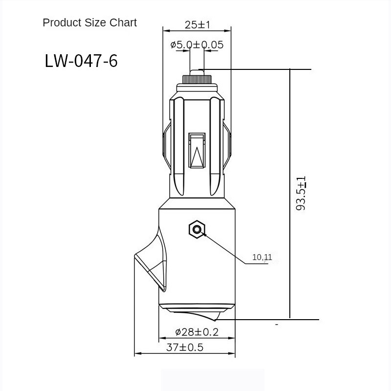 Car Cigarette Lighter Plug Socket Converter New Brand Quality High Accessory 15A 12v Male 24v