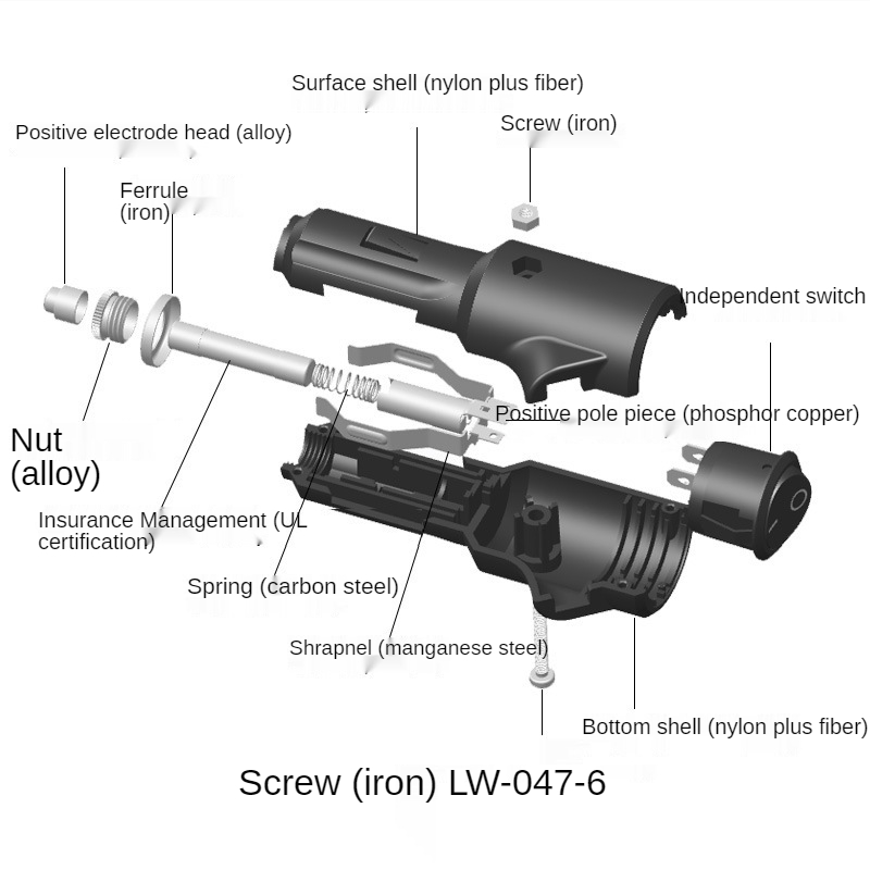 Car Cigarette Lighter Plug Socket Converter New Brand Quality High Accessory 15A 12v Male 24v