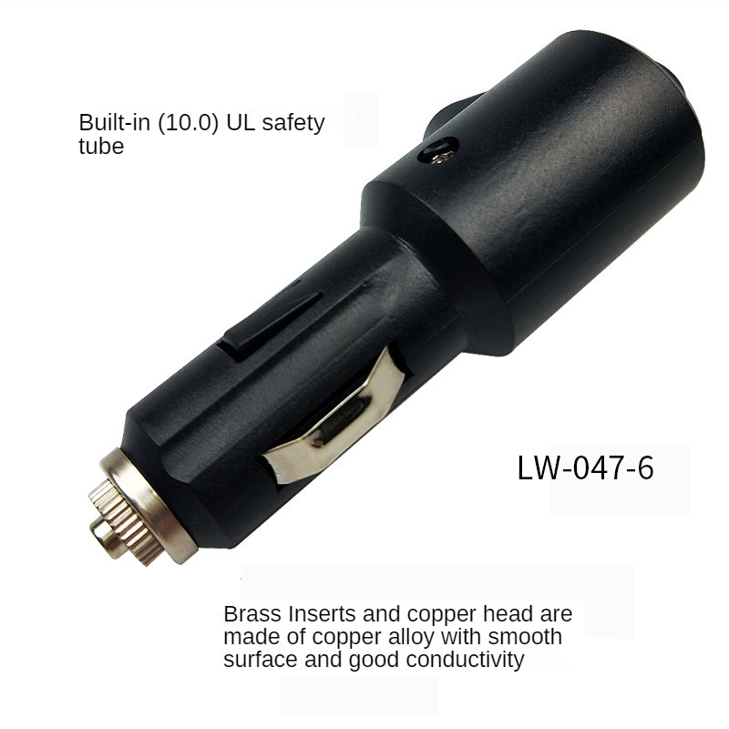 Car Cigarette Lighter Plug Socket Converter New Brand Quality High Accessory 15A 12v Male 24v
