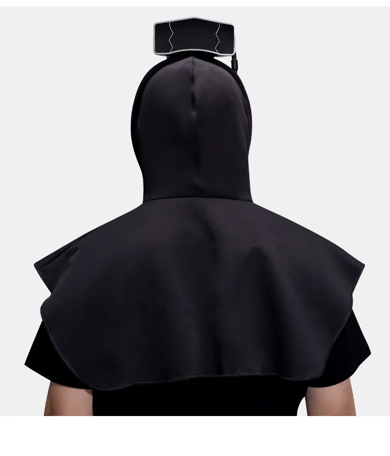 Full Cover Electric Powered Air Supply Dust Mask Hat Dustproof Hood Cape For Harvester Polishing Sanding Industrial Dust
