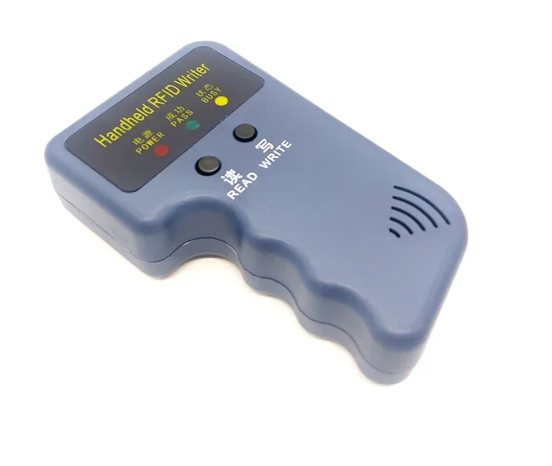 Handheld 125KHz EM4100 TK4100 RFID Copier Writer Duplicator Programmer Reader + 5pcs EM4305 T5577 Rewritable ID Keyfobs Tags