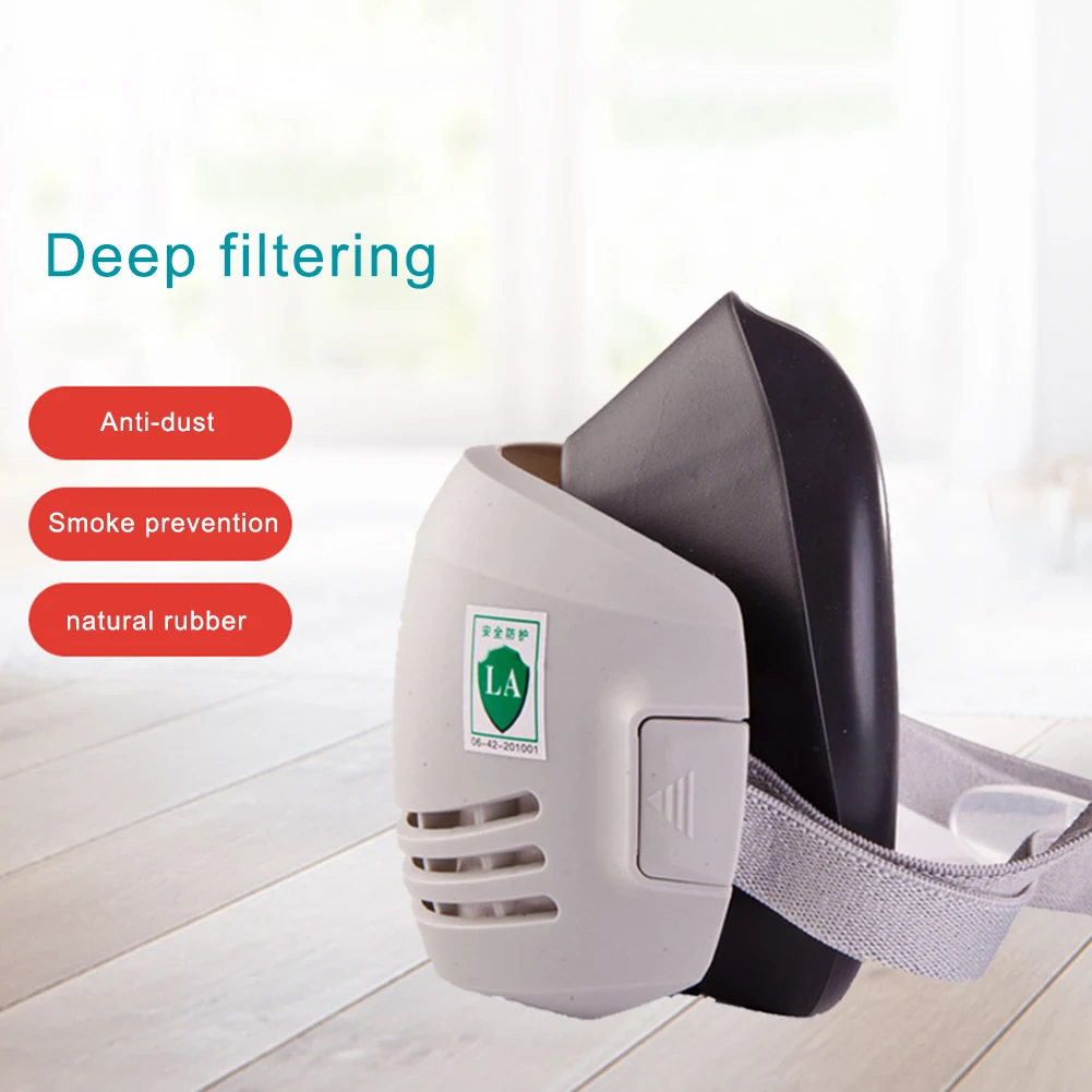 20pcs filter dust mask respirator half face dust mask anti industrial building dust haze safety gas mask